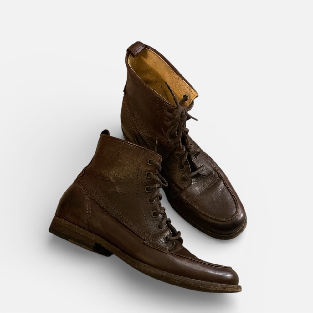 Frye Brown Ankle Boots